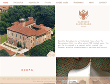 Tablet Screenshot of castellosannazzaro.it